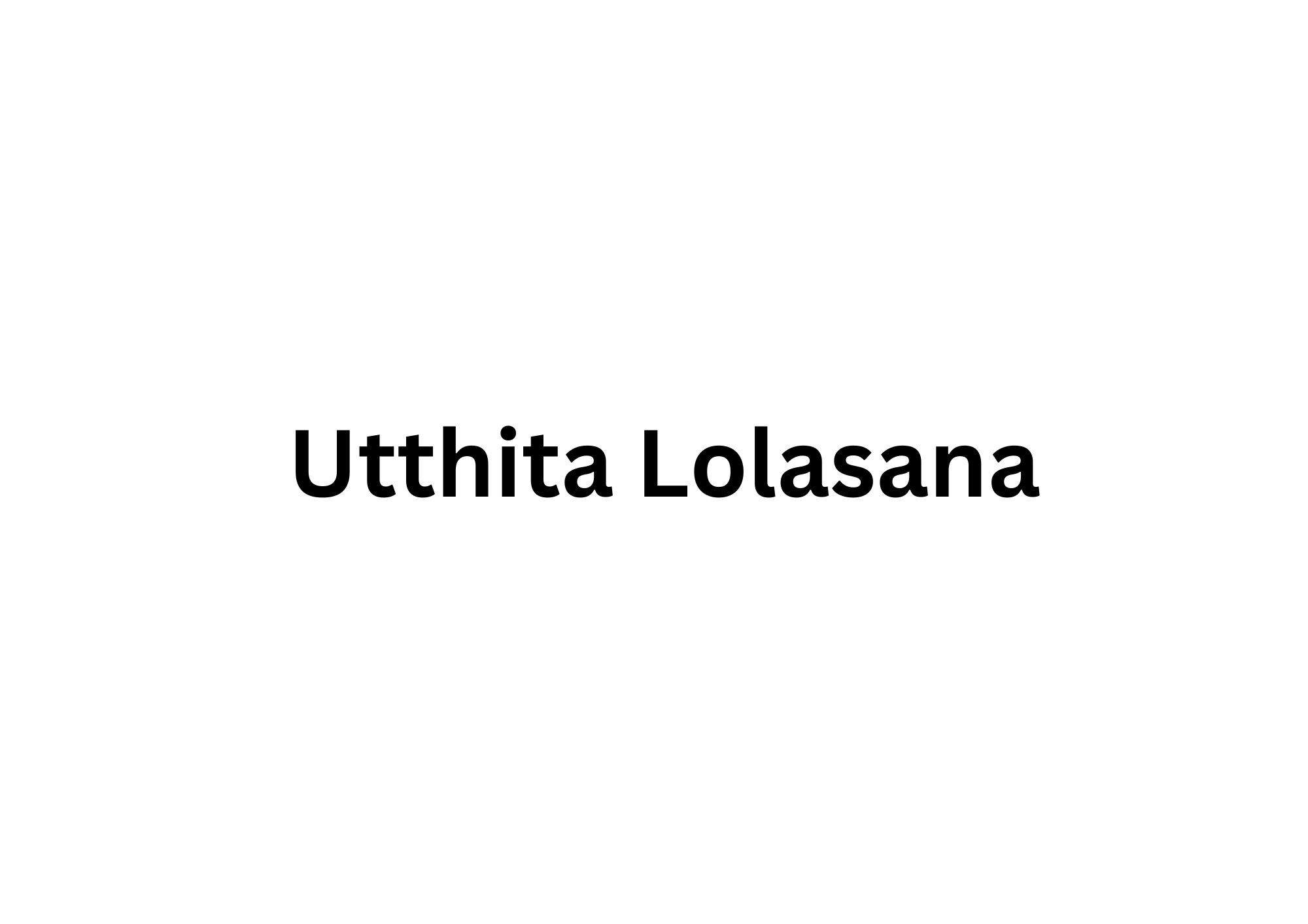 Utthita Lolasana