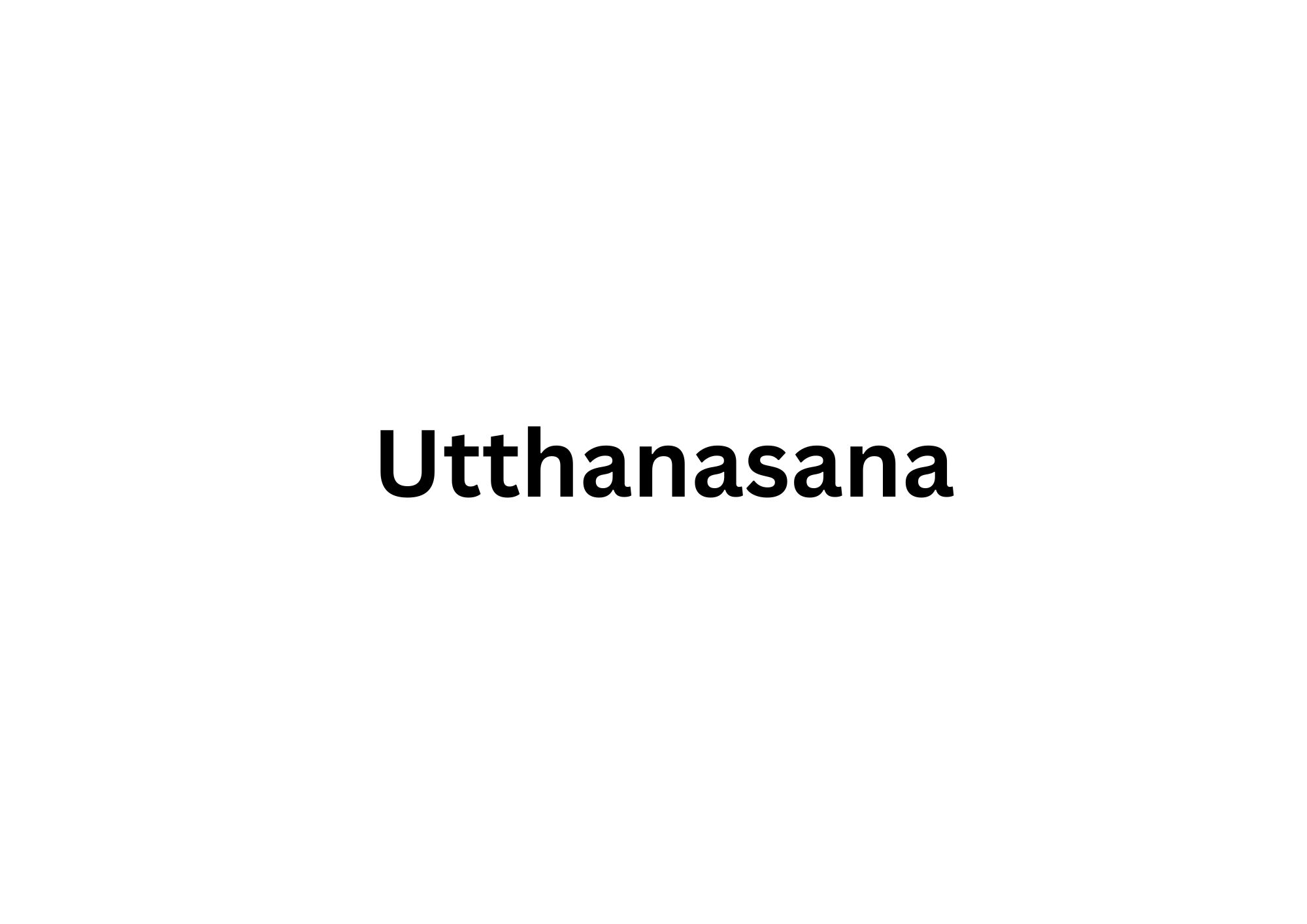 Utthanasana