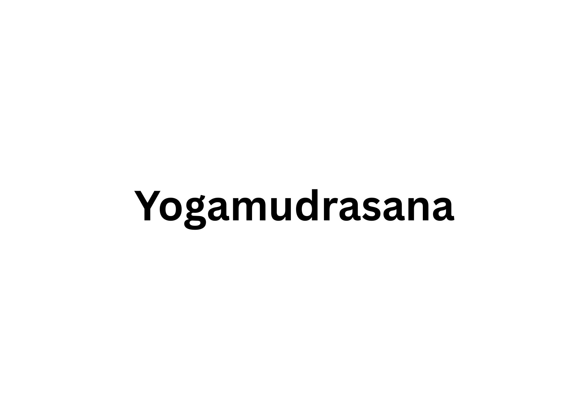 yogamudrasana